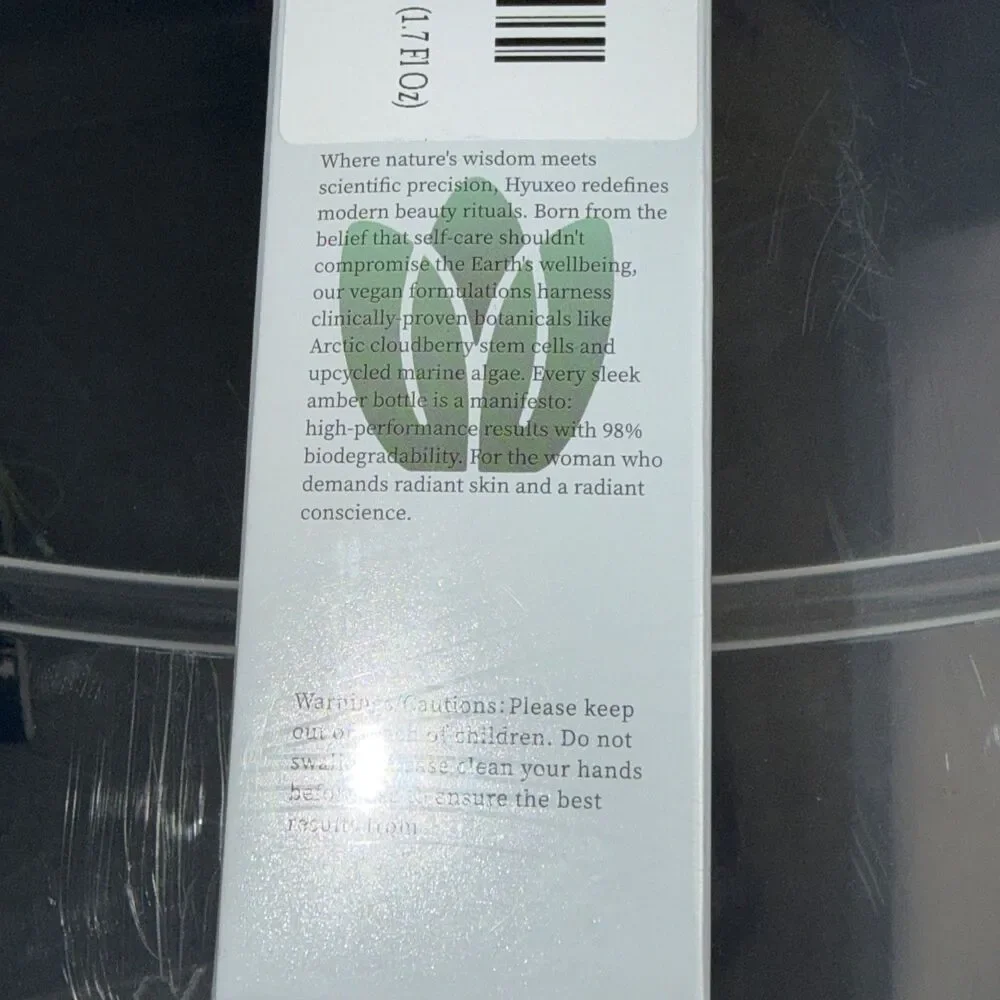 Retinol Anti Aging Serum By Hyuxeo Glow With Purpose 1.7 FlOz New Sealed 10-7-28